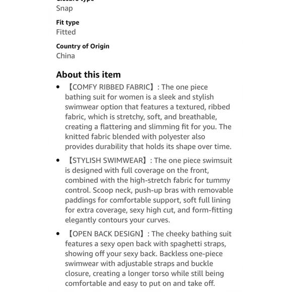 Zaful Light Coffee Clay Ribbed One piece Swimsuit NWT Woman Size Small - Picture 9 of 9